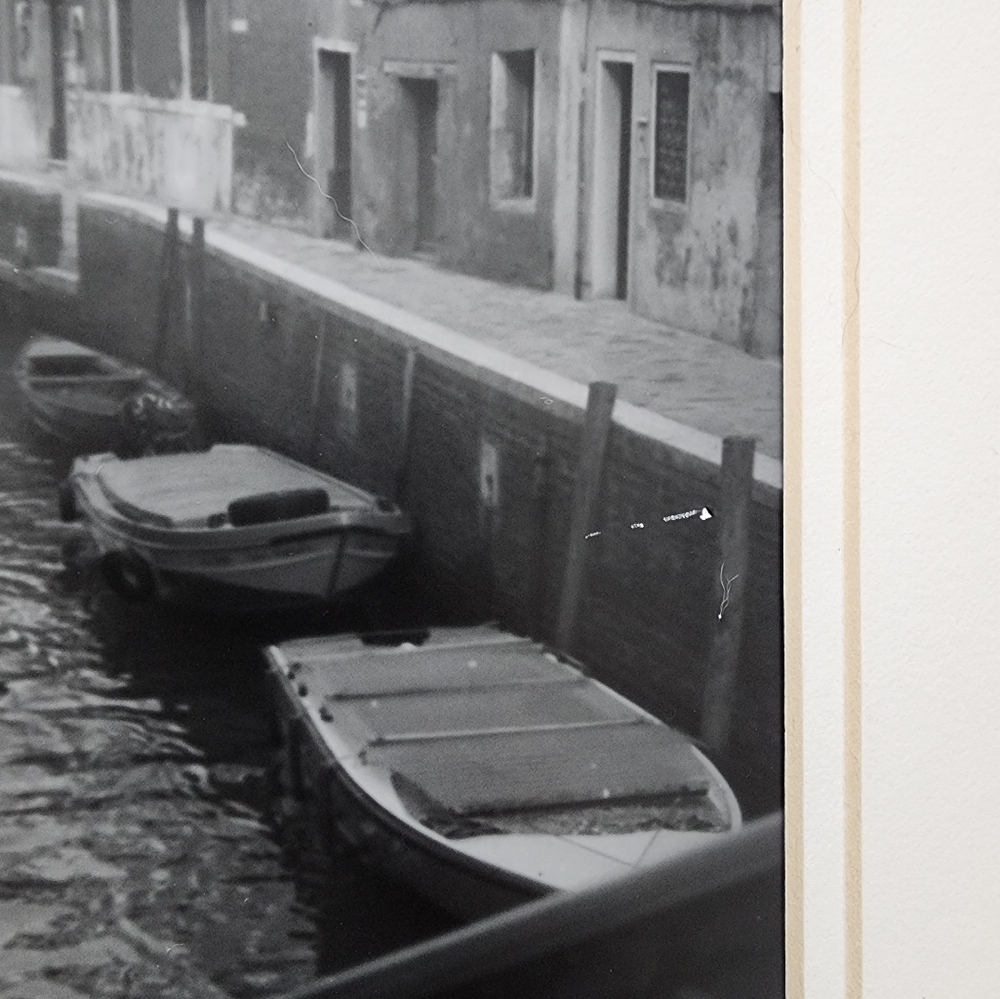 2 Vintage Italian Black and White Photos Matted Set 11x14" Art Martin Aborn - Picture 4 of 6